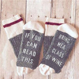 Bring Me Wine Socks