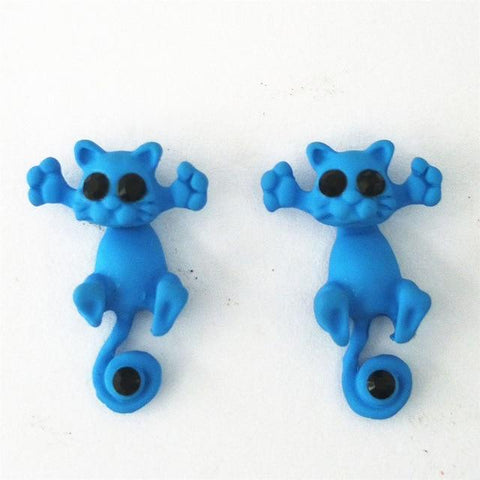 Trap Cat Stud Earrings