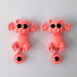 Trap Cat Stud Earrings