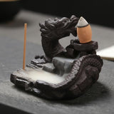 Flaming Incense Dragon Burner