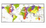 Colorful Map Mouse Pad