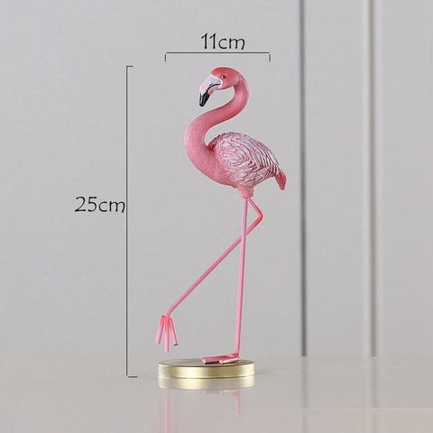 Pink Flamingo Desktop Figurines