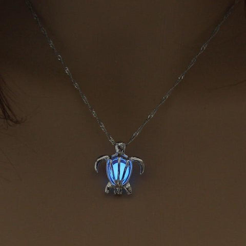 Glow Turtle Necklace