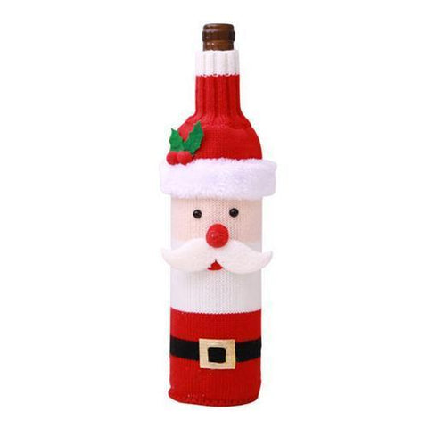 Cozy Christmas Wine Cover